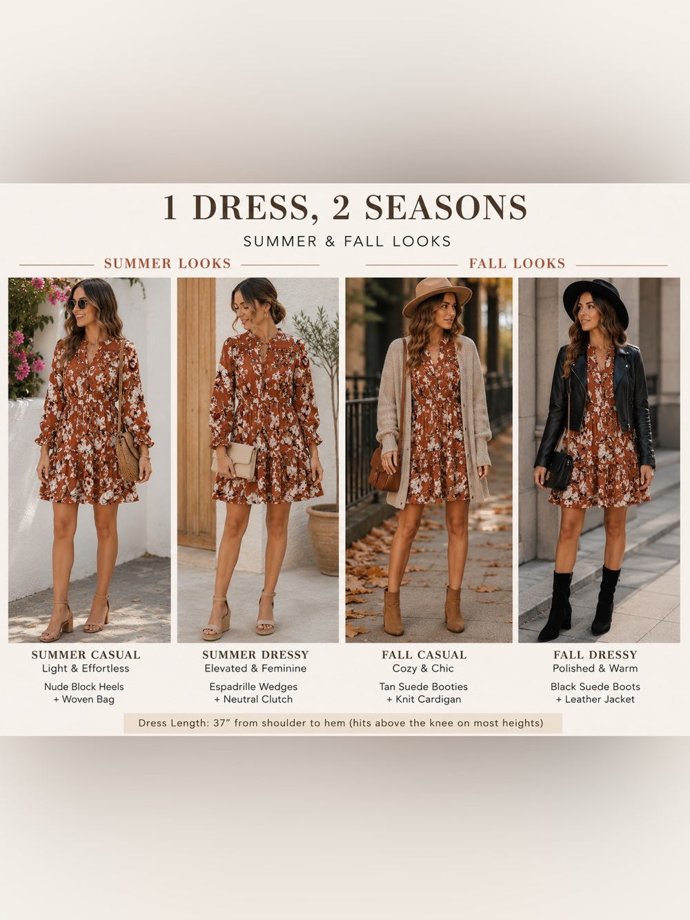 Southern Fried Chics NWT Boho Floral Smocked Waist dress, XL